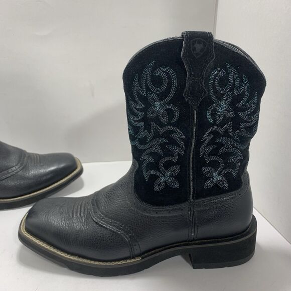Ariat Leather Embroidered Western Cowboy Boots Style 100005912 Size 9 Women’s - Picture 3 of 16